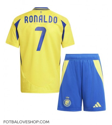 Al-Nassr Cristiano Ronaldo #7 Dětské Domácí Dres 2024-25 Krátký Rukáv (+ trenýrky)